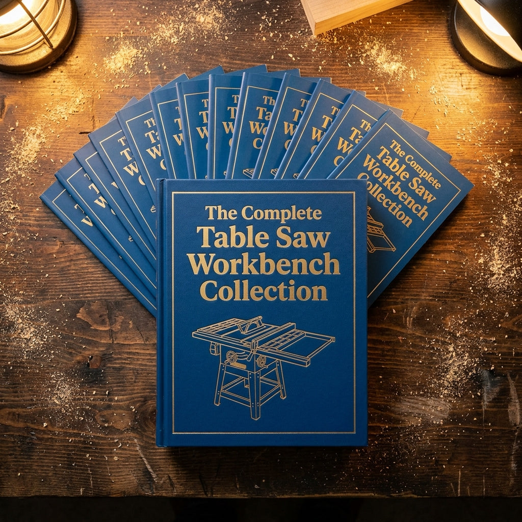 The Complete Table Saw Workbench Collection — 13 Premium Plans, One Price.